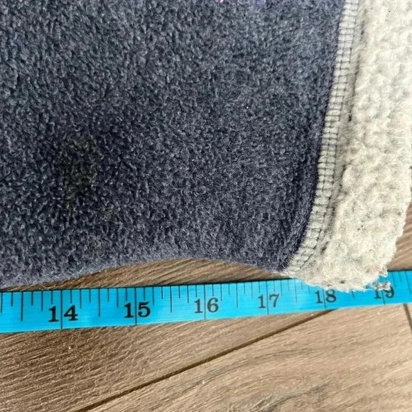 [M]Vintage Disneyland  Resort Blue Sherpa Fleece Full Zip Jacket - Picture 9 of 9